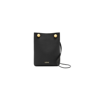 LOEWE PEBBLE POUCH IN SMOOTH CALFSKIN CANBSPPX01 (21.5*17*7cm)